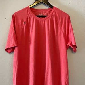 Rhône Workout Shirt Size XL Pink/Red